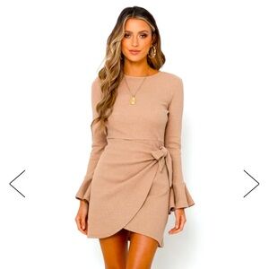 NEW*** Beige Dress. Size S. True to size. Light weight fabric & nonstretchy.